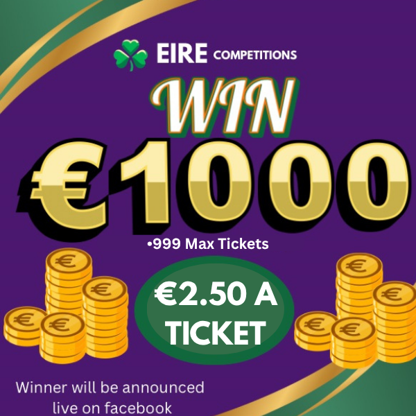 Marie Mc Donnell  €1000 cash  11/08/2025