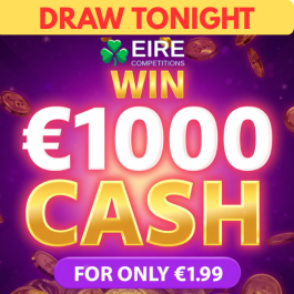 WIN €1000 CASH for €1.99! <br> <br> DRAW TONIGHT
