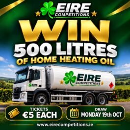 WIN 500ltrs OF KEROSENE! <br> <br> DRAW MON 19TH OCT