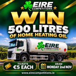 WIN 500ltrs OF KEROSENE! <br> <br> DRAW MON 2ND NOV